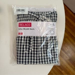 Uniqlo Cotton Realco Gingham Shorts